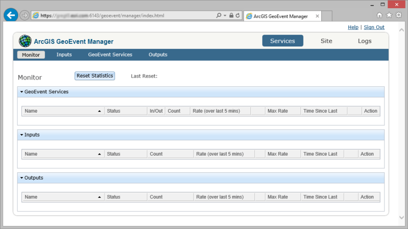 Monitor page. Monitor page.